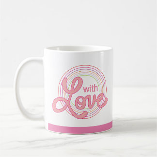 With Love Mug Printing Design