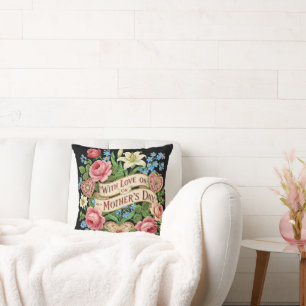 With Love on Mother's Day Cushion