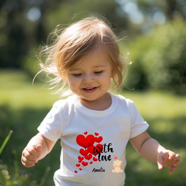 With Love Personalized Toddler T-Shirt (Creator Uploaded)