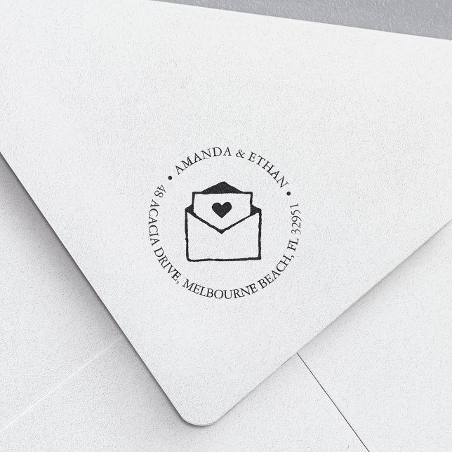 With Love | Return Address Self-inking Stamp (Creator Uploaded)
