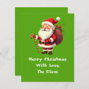 With Love, The Claus Note Card