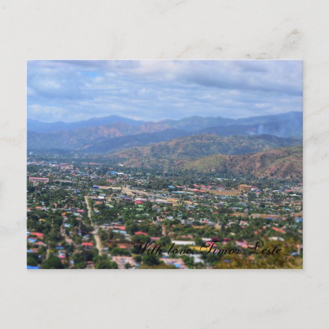 With love, Timor Leste Postcard (Front)