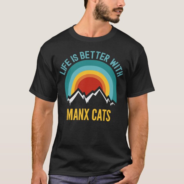 With Manx Cats T-Shirt (Front)
