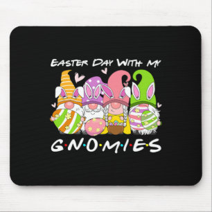 With My Easter Day Gnomies Happy Gnomes Mouse Pad