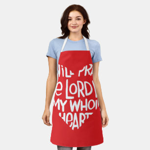 With my whole heart apron