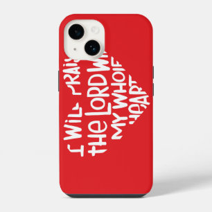 With my whole heart iPhone 14 case