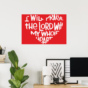 With my whole heart poster