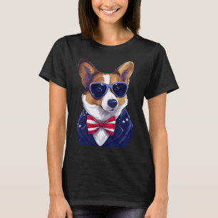 With Patriotic Usa Flag American Independence Day T-Shirt
