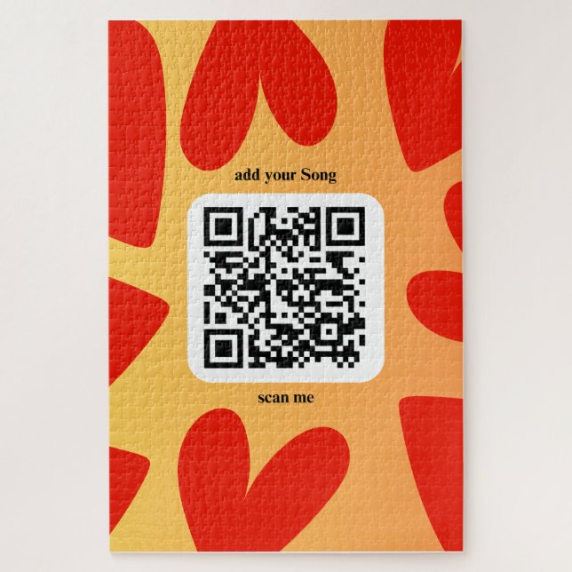 With personalized song by QR code Jigsaw Puzzle (Vertical)