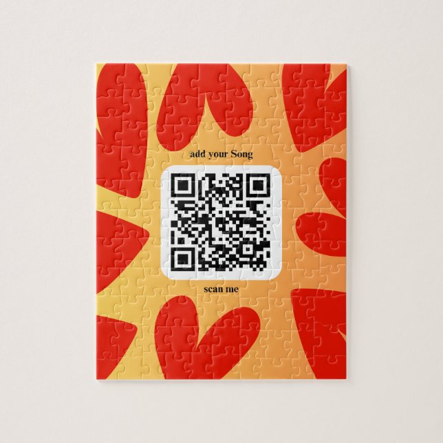 With personalized song by QR code Jigsaw Puzzle (Vertical)