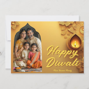 With Photo & custom text Temple Glow card