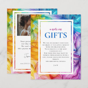 With photo GIFT card Ethereal Bloom