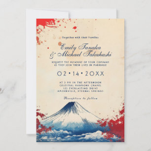 With photo Japonesque Harmony with Fuji Invitation