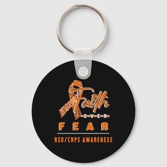 WITH RSDCRPS AWARENESS FAITH ALWAYS OVERS FEAR  KEY RING (Front)