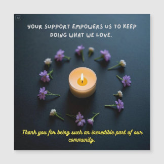 With Sincere Thanks