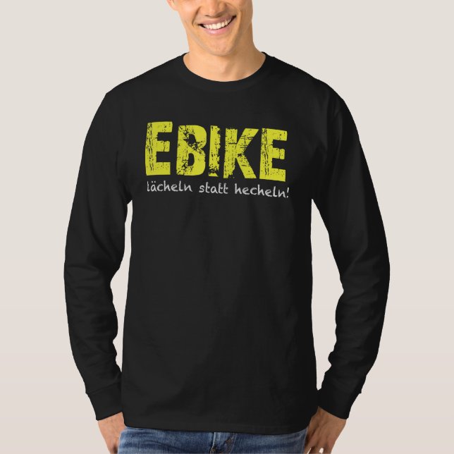 With Smiling Instead Of Panting Motif T-Shirt (Front)