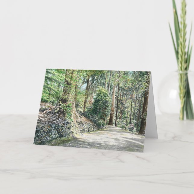 With Summer Before Me... -  Thank You Card (Front)