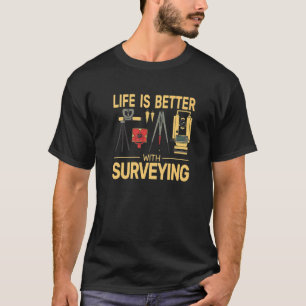 with Surveying vintage land surveyor T-Shirt