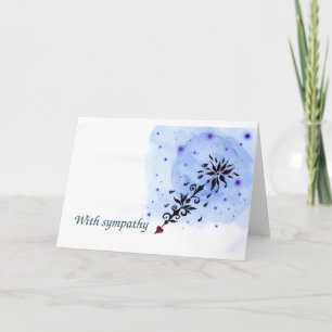 with sympathy card