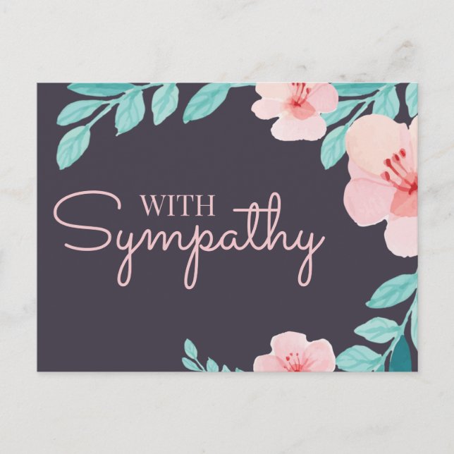 WITH SYMPATHY Card (Front)