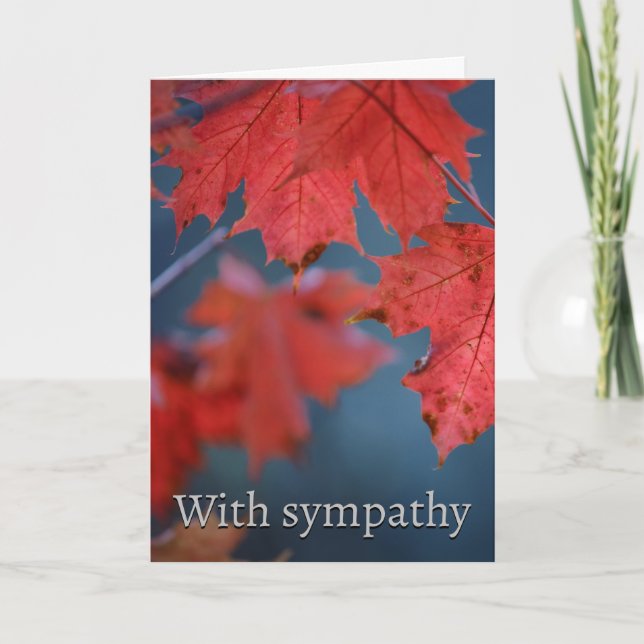 With Sympathy Card (Front)