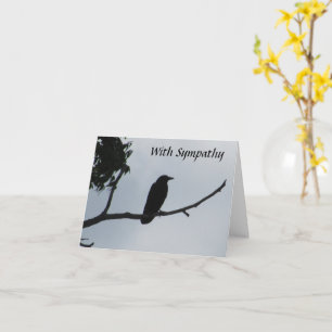 With Sympathy Card - The crows know all