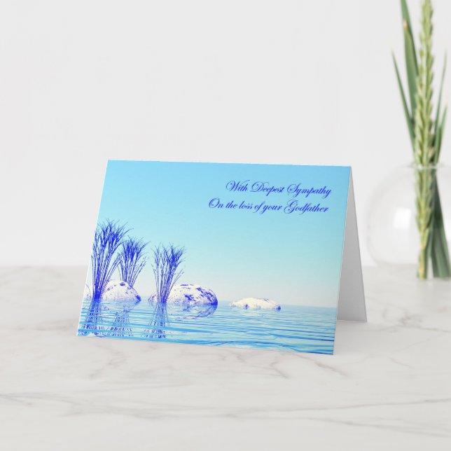 With sympathy for godfather card (Front)