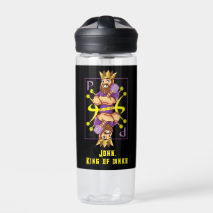 With text 👑King of dinks - pickleball  Water Bottle