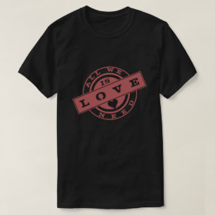 With Text LOVE T-Shirt