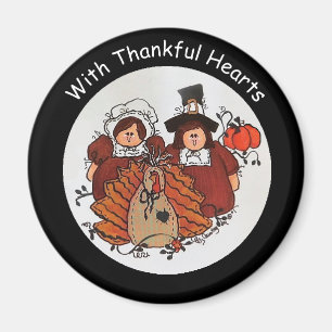 With Thankful Hearts Magnet