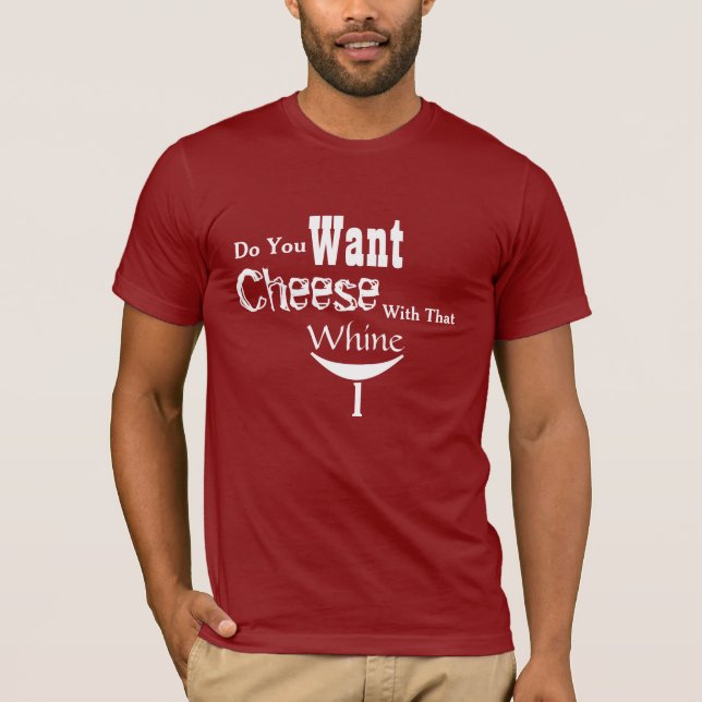 With That Wine Shirt for Men (Front)