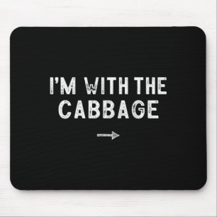 With The Cabbage Costume Matching Lazy Halloween Mouse Pad