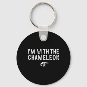 With The Chameleon Matching Lazy Costume Halloween Key Ring