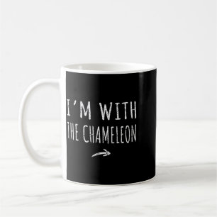 With The Chameleon Matching Lazy Halloween Costume Coffee Mug