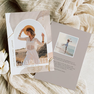 With the Flow   Photo Graduation Announcement