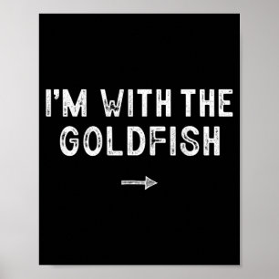 With The Goldfish Costume Matching Lazy Halloween Poster