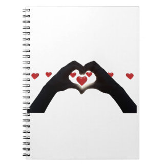 "With the heart in hand" Notebook