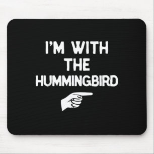 with The Hummingbird Funny Halloween Matching Mouse Pad