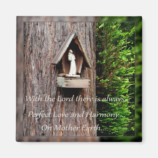 With the Lord there is...... Magnet (Front)