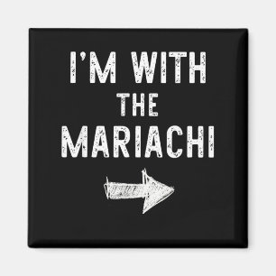 with The Mariachi Funny Halloween Couple Costume Magnet