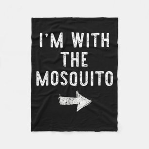 with The Mosquito Funny Halloween Couple Costume Fleece Blanket
