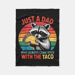 With the tacos cinco de mayo fathers day fleece blanket
