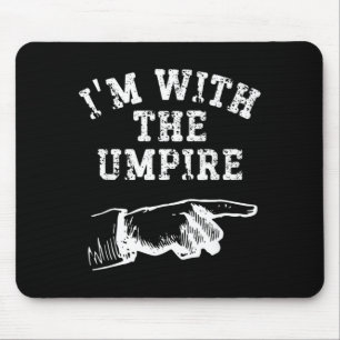 with the Umpire Funny Matching Vintage Halloween Mouse Pad