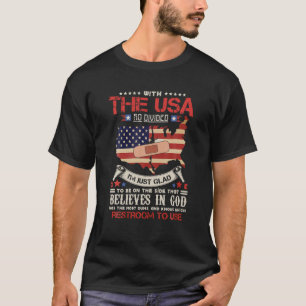 With The USA So Divided I m Just Glad To Be On Sid T-Shirt