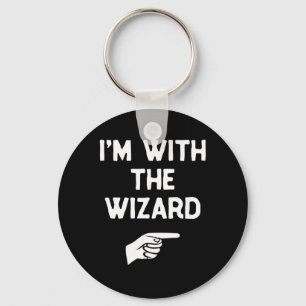 with The Wizard Funny Halloween Matching Costume Key Ring
