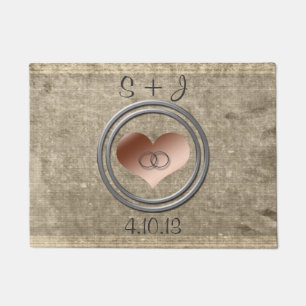 With This Ring by Shirley Taylor Doormat