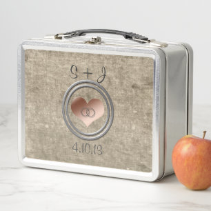With This Ring by Shirley Taylor Metal Lunch Box