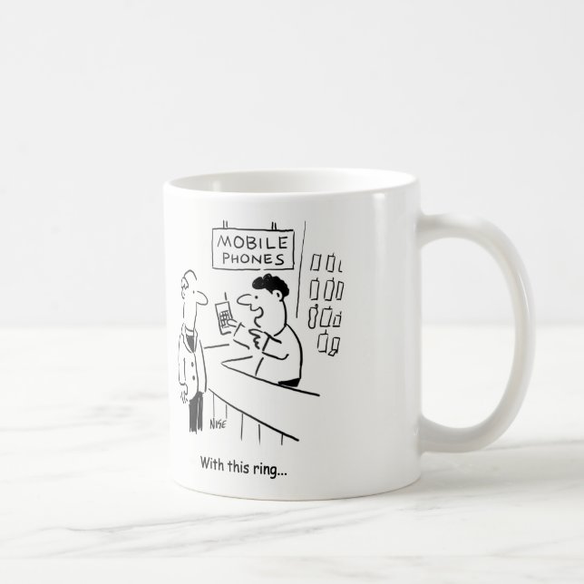 With This Ring. Selling a Phone to a Vicar Coffee Mug (Right)