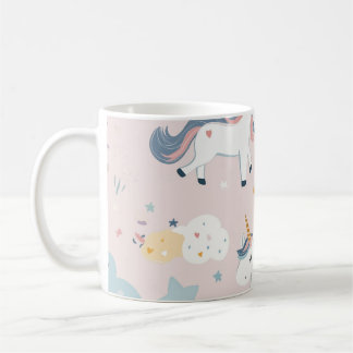 With unicorn friends coffee mug