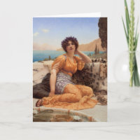 With Violets Wreathed and Robe of Saffron Hue